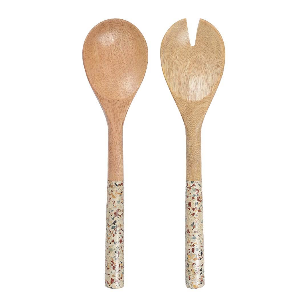 Marble Salad Servers