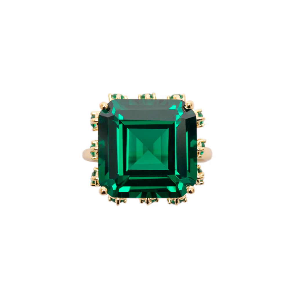 Emerald Queen's Crown Ring