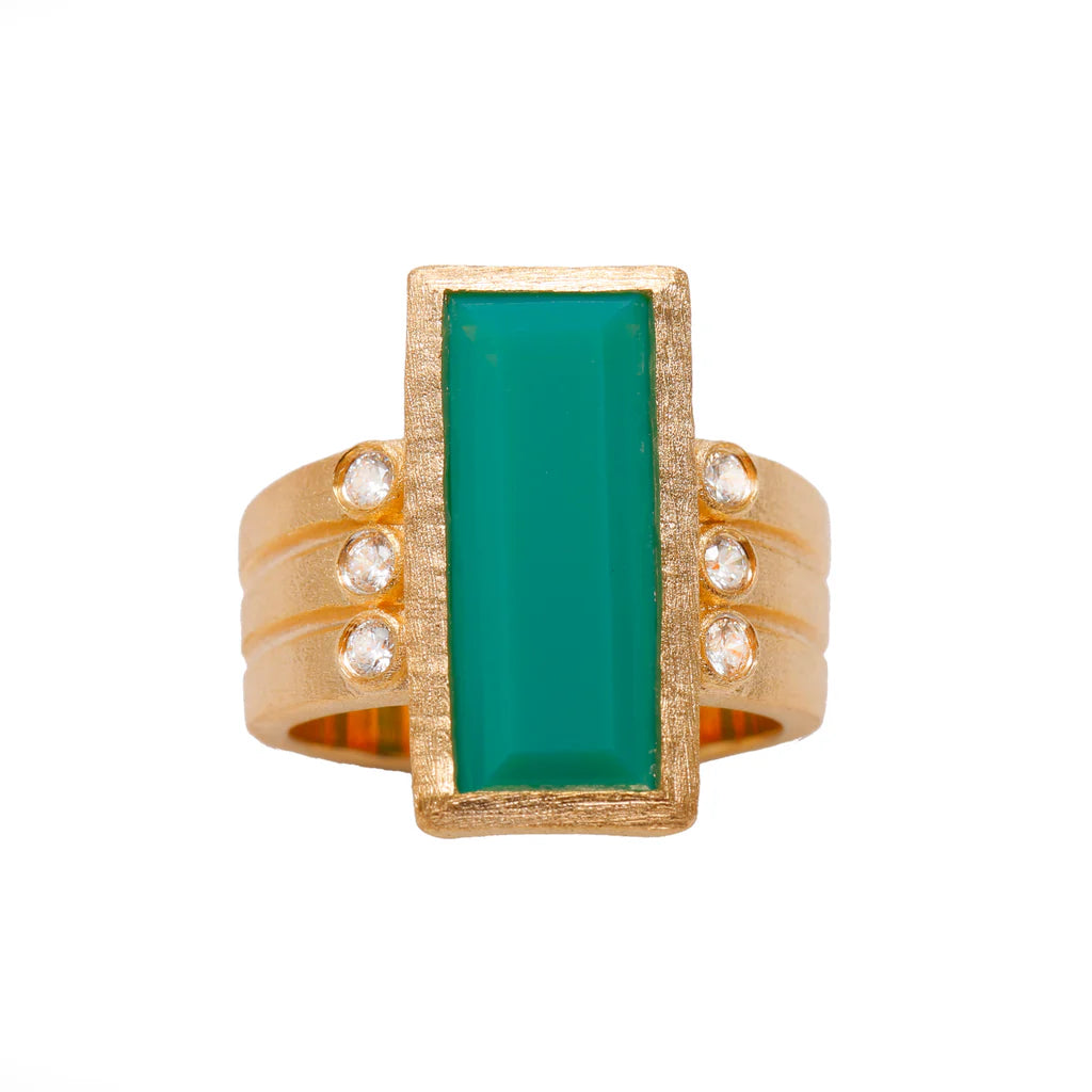 The Queen Ring Chrysoprase