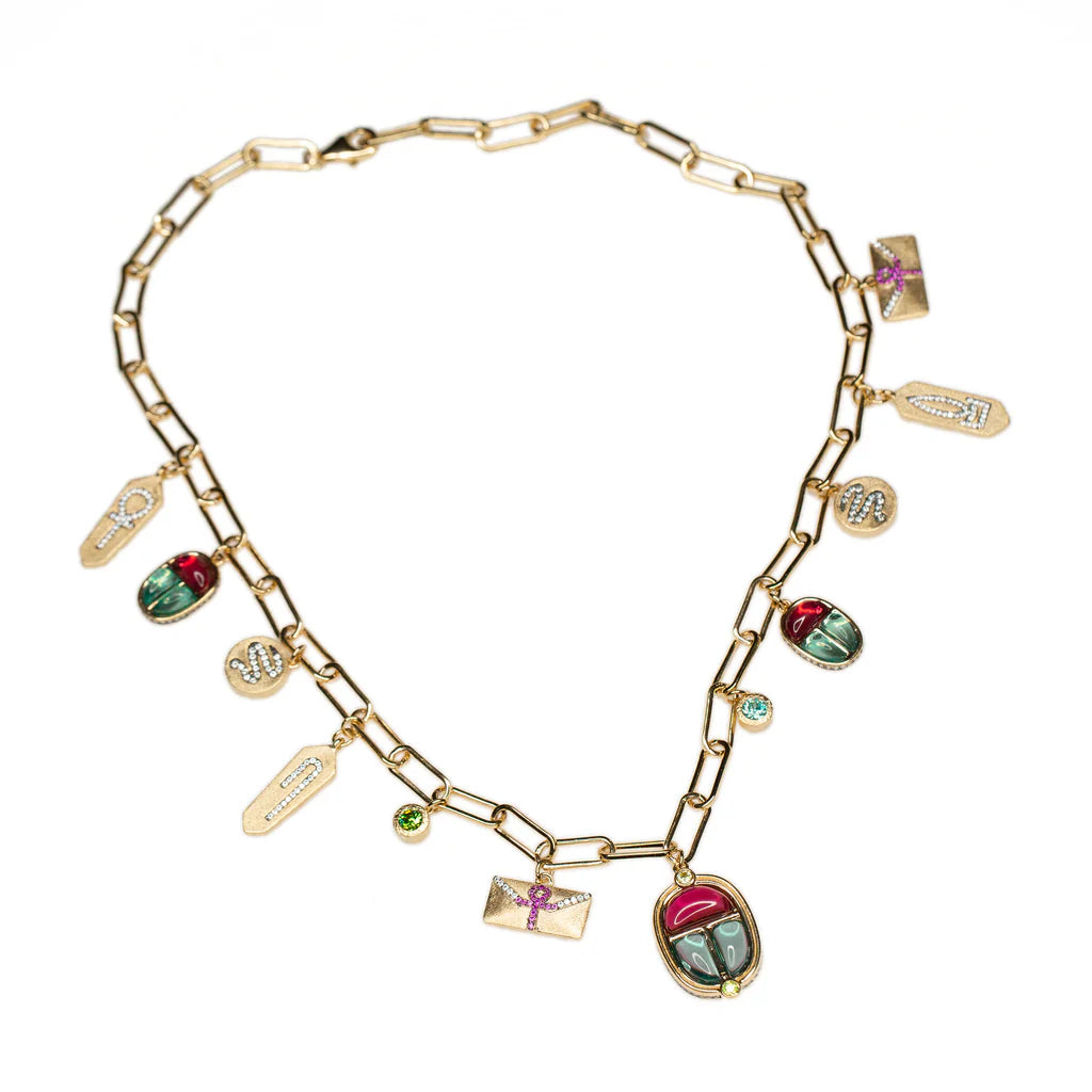 The Queen's Scarab Necklace