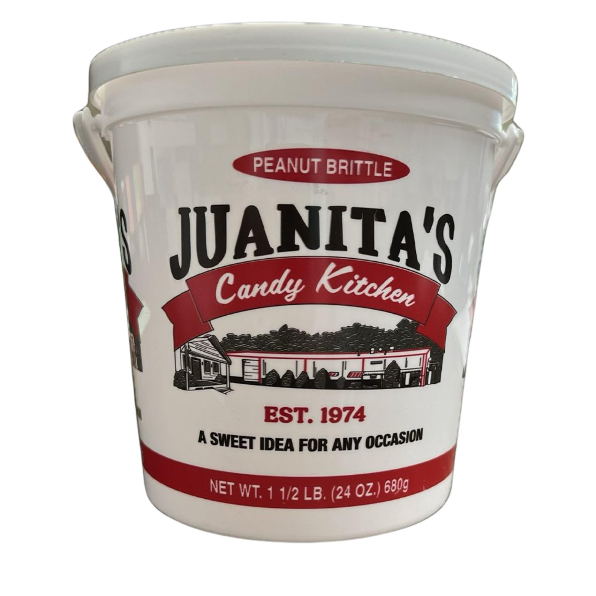 1.5lb Peanut Brittle Bucket