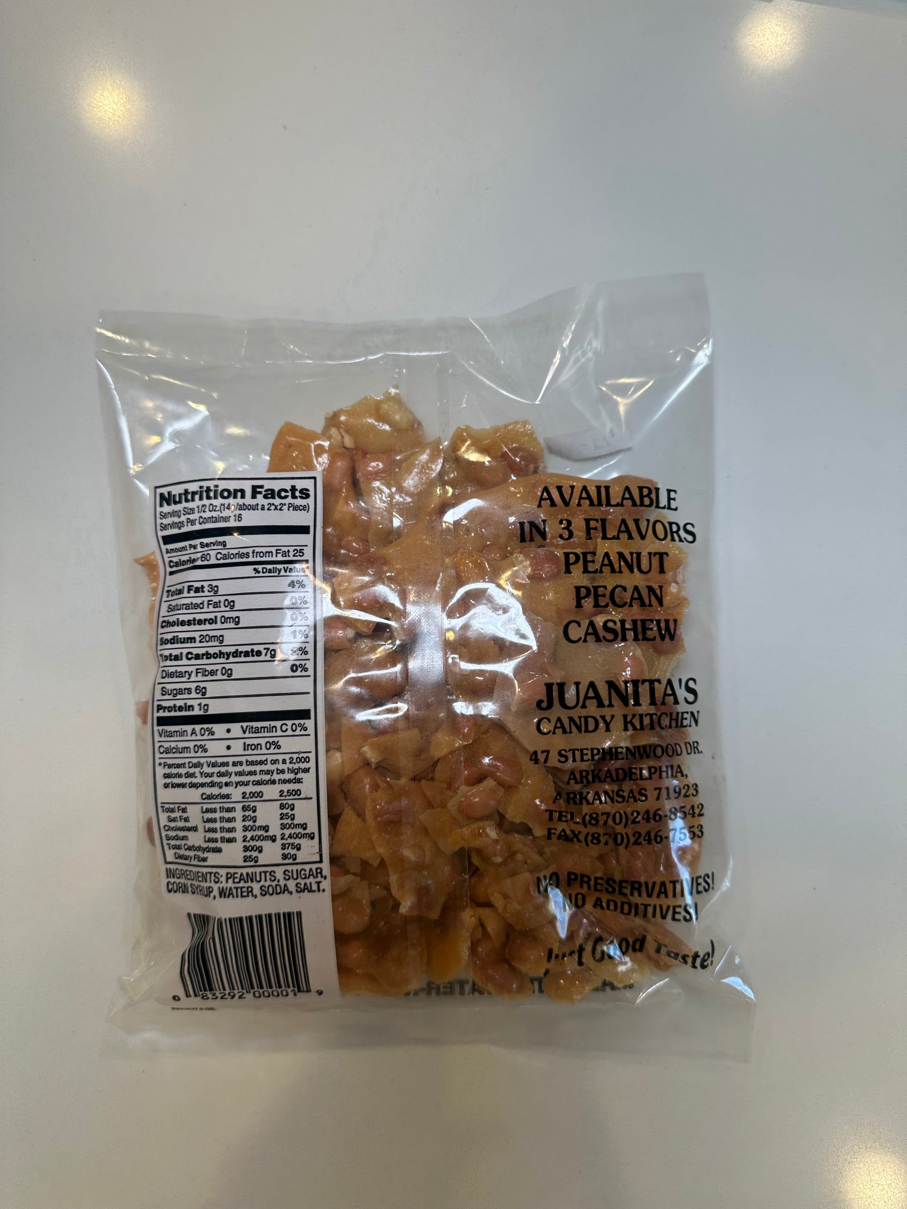 8 oz Peanut Brittle