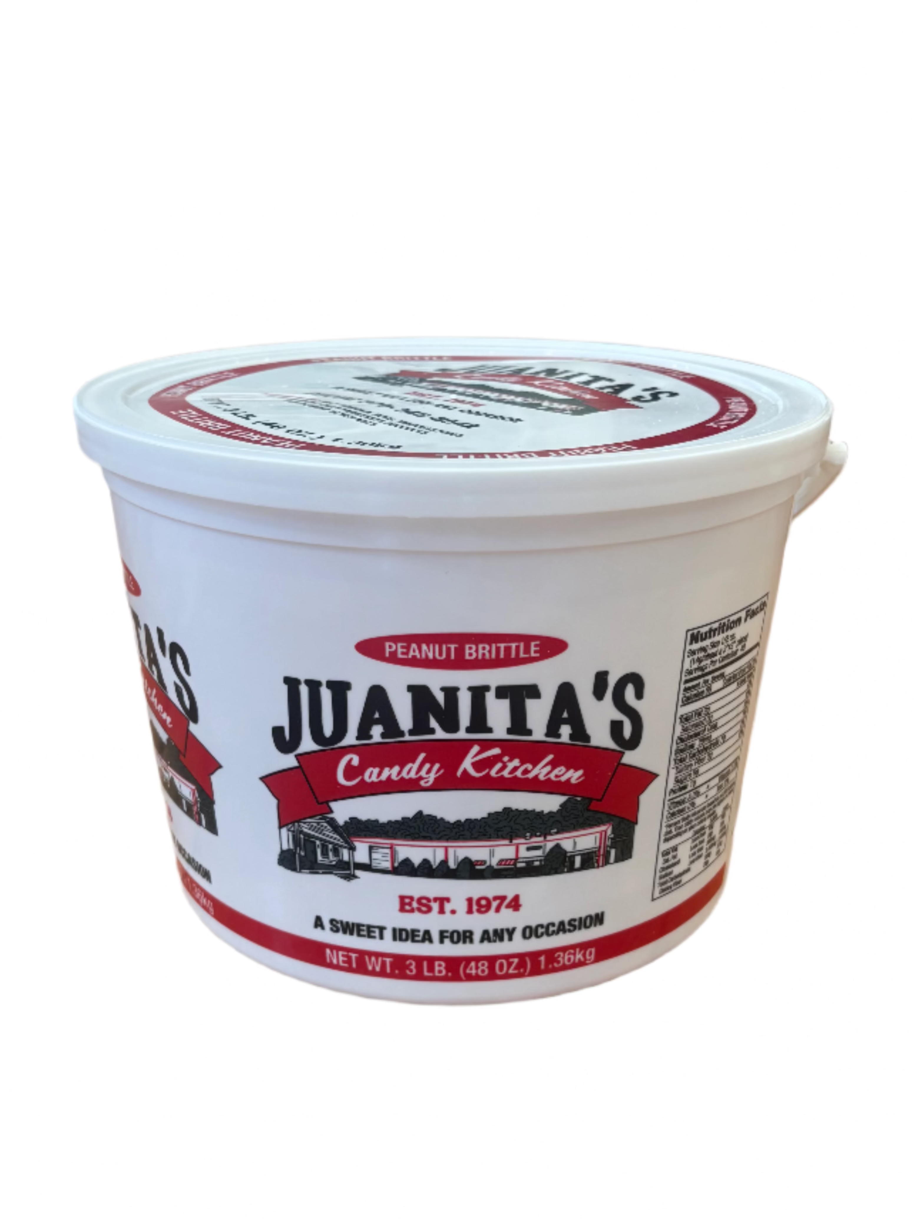 3lb Peanut Brittle Bucket