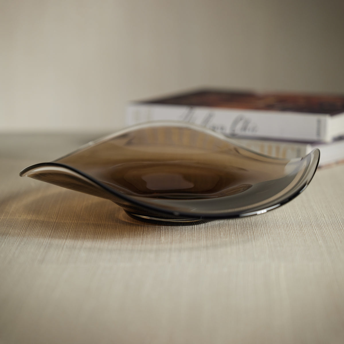 Brown Glass Bowl