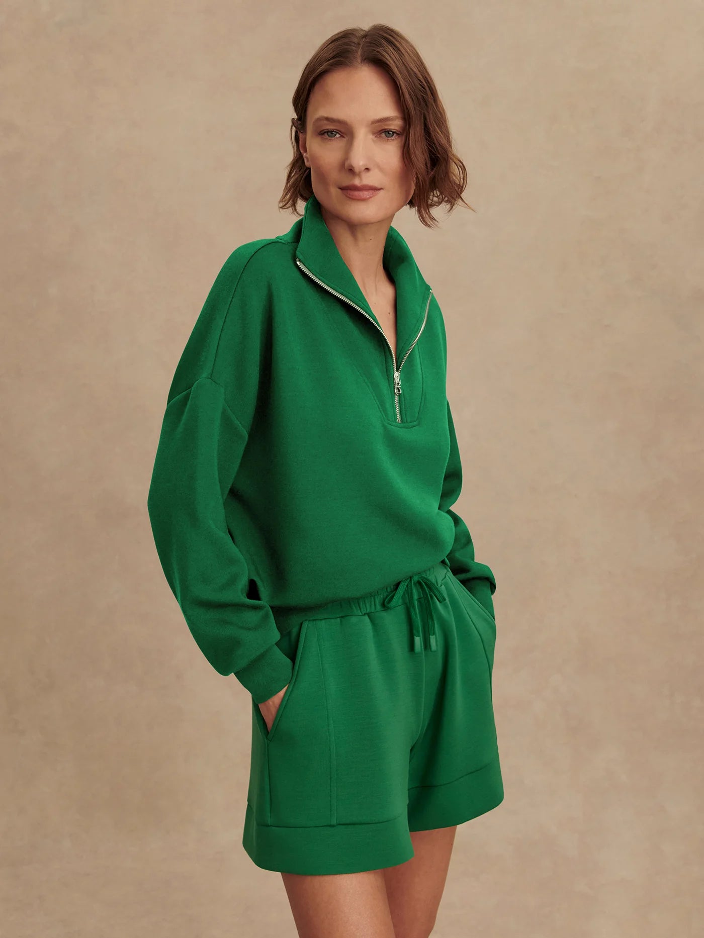 Verdant Green Hawley Half Zip