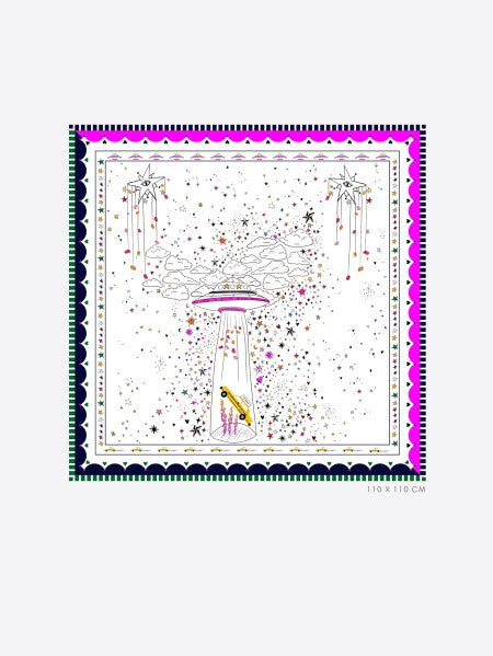 UFO Silk Foulard