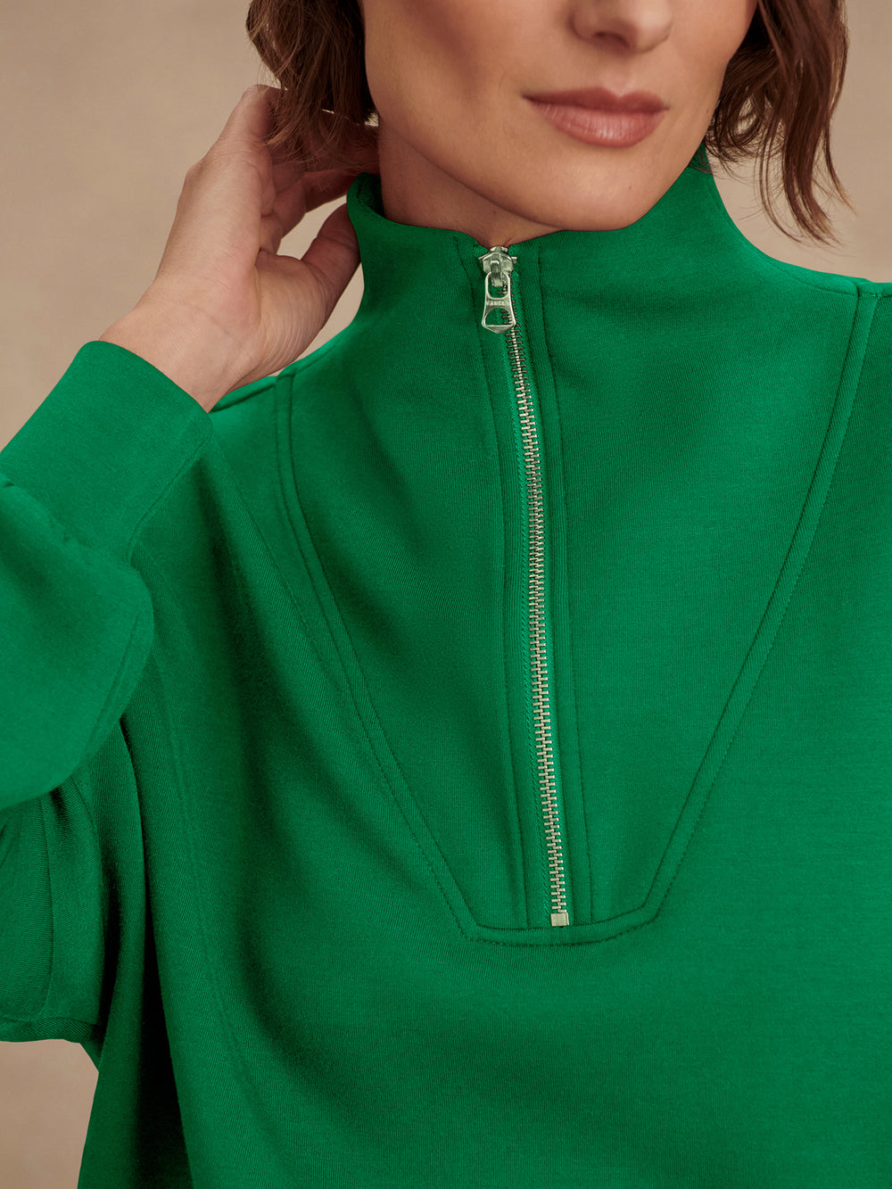 Verdant Green Hawley Half Zip
