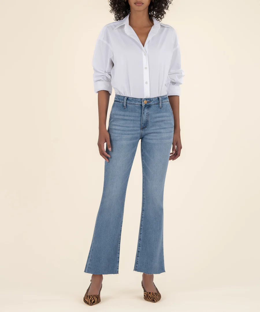 Kelsey Mid Rise Ankle Flare