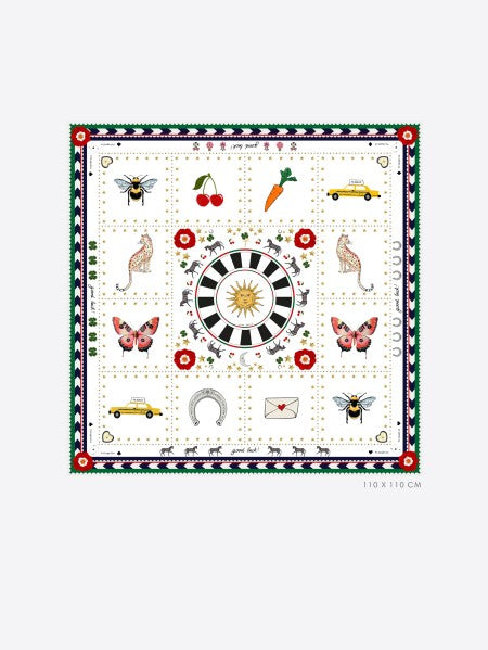 Equestrian Silk Foulard