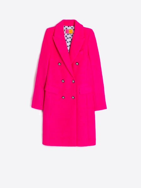 Pink Wool Coat
