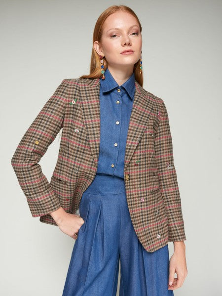 Houndstooth Jacket Mini Embroideries