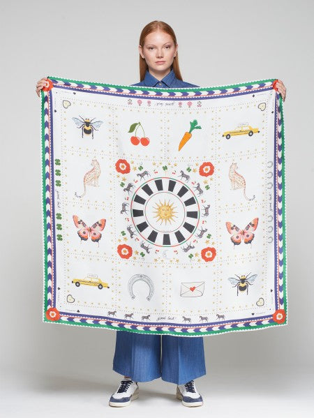 Equestrian Silk Foulard