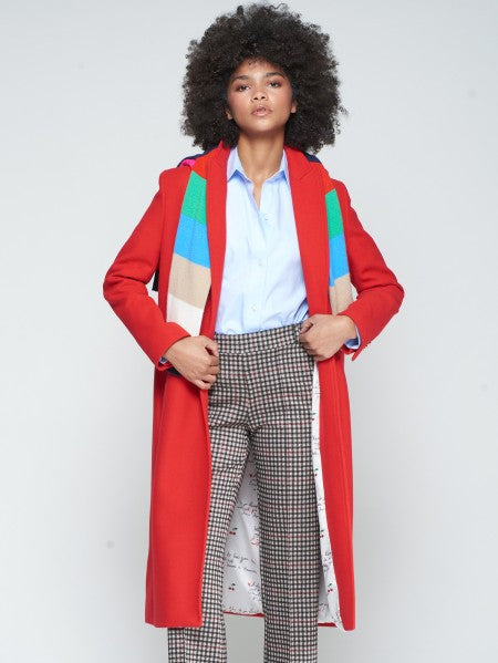 Red Coat with Gold Buttons