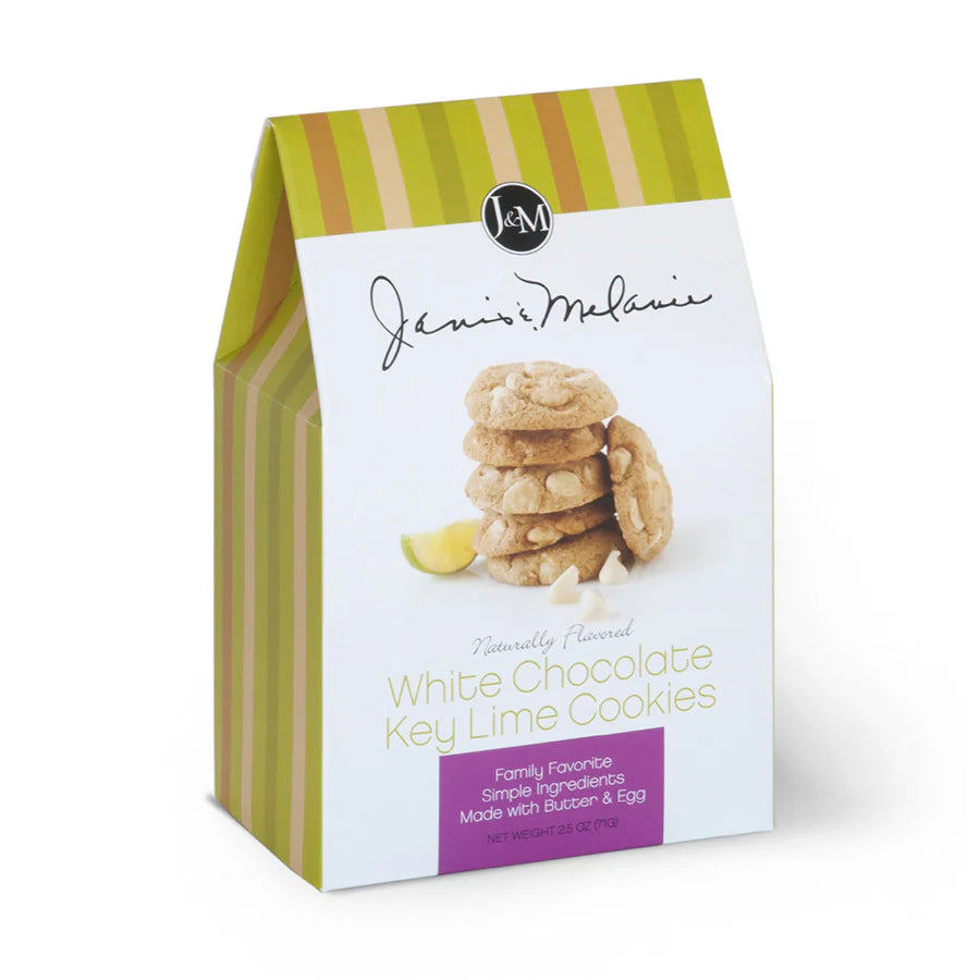J&M White Chocolate Key Lime Cookies