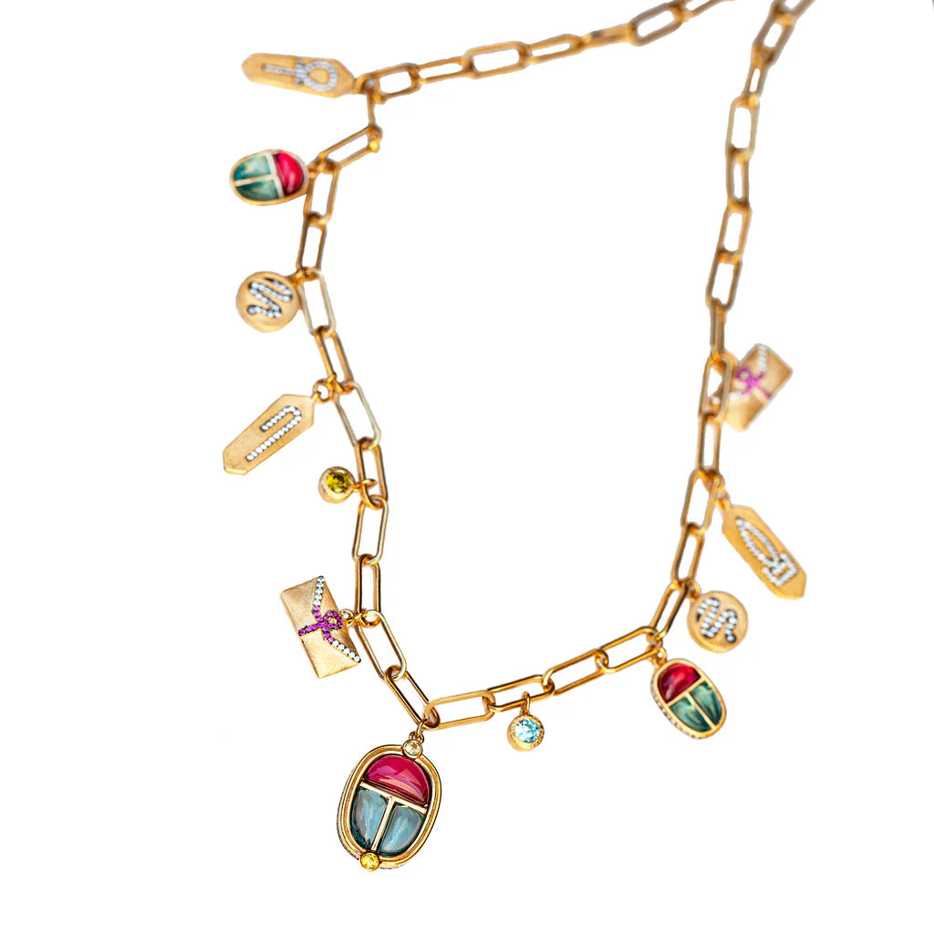 The Queen's Scarab Necklace